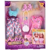Jokomisiada Doll clothes set, holiday styling, dress, accessories ZA5707
