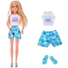 Jokomisiada Doll clothes set, holiday styling, dress, accessories ZA5706