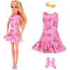 Jokomisiada Doll clothes set, holiday styling, dress, accessories ZA5707