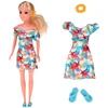 Jokomisiada Doll clothes set, holiday styling, dress, accessories ZA5706
