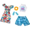 Jokomisiada Doll clothes set, holiday styling, dress, accessories ZA5706
