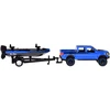 Jokomisiada Licencijuotas metalinis automobilis 1:64 Ford F-150 SVT Raptor 2021 ir laivas