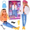 Jokomisiada Fashionable Anlily influencer doll winter outfit fur accessories ZA5701