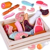 Jokomisiada Wooden COLD CUTS BOX - a set of toy meats for children ZA5942