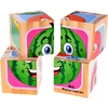 Jokomisiada Wooden Blocks Fruit puzzle 4 blocks 6 pictures ZA4793