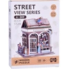 Jokomisiada Wooden 3D Dėlionė Series Bookstore building 148 elements lighting ZA6014