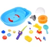 Jokomisiada Mėlyna water table with mill wheel + fishing accessories ZA5566