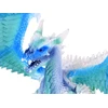 Jokomisiada Mėlyna and baltas Dragon figurine with movable wings ZA5017