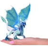 Jokomisiada Mėlyna and baltas Dragon figurine with movable wings ZA5017
