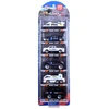 Jokomisiada Metaliniai automobiliai, 6 PCS policijos rinkinys Springs