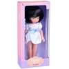 Jokomisiada Lovely Girl Doll with Juodas Short Hair in Baltas Dress 33cm ZA5850