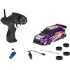 Jokomisiada Remote controlled drift car with backlight and replaceable tires 4WD RC0744