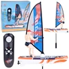 Jokomisiada Remote-controlled, luminous WINDSURFER floating with remote control RC0740