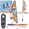 Jokomisiada Remote-controlled, luminous WINDSURFER floating with remote control RC0740