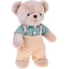 Jokomisiada Teddy bear - beige Franek 58cm in a žalias VINTAGE shirt ZA5923 B