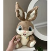 Jokomisiada Plush rabbit 40 cm. Charming ruda CARAMEL with foldable ears ZA5922