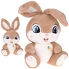 Jokomisiada Plush rabbit 40 cm. Charming ruda CARAMEL with foldable ears ZA5922