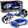 Jokomisiada Policijos transporto priemonių rinkinys Auto Helicopter Sound Light ZA4626