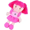 Jokomisiada Zuzia rag doll 33cm in a pink dress ZA3853