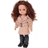 Jokomisiada Stylish Kalinka Jesieniara doll in an elegant coat 36cm ZA5840