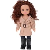Jokomisiada Stylish Kalinka Jesieniara doll in an elegant coat 36cm ZA5840