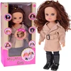 Jokomisiada Stylish Kalinka Jesieniara doll in an elegant coat 36cm ZA5840