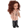 Jokomisiada Stylish Kalinka Jesieniara doll in an elegant coat 36cm ZA5840