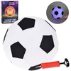 Jokomisiada Soccer ball luminous rubber soft football material ZA5598