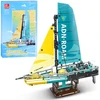 Jokomisiada Techniniai blokai Racing yacht 675 dalių spalvoti blokai ZA5296