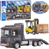 Jokomisiada Technical blocks VEHICLES 1:42 - Truck with trailer and forklift 404ele ZA5722