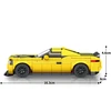 Dėlionė Jokomisiada Techniniai kaladėlės 319 detalių + lipdukai Geltona Sports Car ZA5260