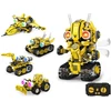Jokomisiada Technical Blocks Robots Pro 5-in-1 rinkinys Nuotolinio valdymo pultas + LED lemputė, 673 vnt. RC0743