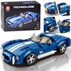 Jokomisiada Technical blocks Sports car mėlynas classic roadster 312-piece ZA5792