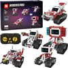 Jokomisiada techniniai statybiniai blokai „Robots Pro 5 viename“ rinkinys su nuotolinio valdymo pultu ir LED ekranu RC0741