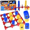 Jokomisiada 2in1 tic tac toe toe + žiedo metimo strateginis arkadinis žaidimas