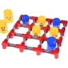 Jokomisiada 2in1 tic tac toe toe + žiedo metimo strateginis arkadinis žaidimas