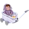 Jokomisiada Doll and Teddy Stroller with Handle – Adorable Pull-Along Wagon ZA5919