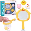 Jokomisiada Bath toys FISHING 3 rubber animals without a hole + strainer ZA5924