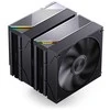 Jonsbo CA90 CPU Cooler, Dual-Tower, 1 x 130mm / 1 x 120mm, PWM, ARGB – juodas