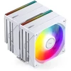 Jonsbo CB80 CPU Cooler, Dual-Tower, 2 x 120mm, PWM, RGB – baltas