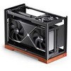 Jonsbo T9 Juodas PC Case, Mini Case, ITX, PCIe 5.0 Riser Cable – sidabrinis