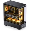 Jonsbo TK-5 PC Case, Mid Tower, ATX, Tempered Glass – juodas