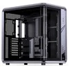 Jonsplus BO400CG PC Case, Mid Tower, ATX, Tempered Glass – Gunmetal Pilkas