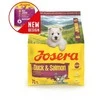 Josera MiniJunior antiena and lašiša sausas pašaras mažų veislių jauniems šunims su antiena ir lašiša, 900 g