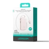 Joyroom JR-PR2L 10000mAh 35W išorinė baterija su integruotu ištraukiamu USB-C laidu ir USB-C virvele - Rožinė