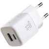 Joyroom JR-TG7 33W USB-A + USB-C sieninis įkroviklis – baltas