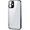 Joyroom New Beauty Series ultra plonas with electroplated frame iPhone 12 Pro Max dėklas telefonui juodos spalvos (JR-BP744)