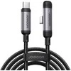 Joyroom S-A56 EnjoyX Series 90° USB-C – USB-C kabelis 60W 1.2m – juodos spalvos