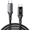 Joyroom S-A60 StarTalk 100W USB-C - USB-C kabelis 1.2m - Juodas