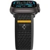 Juoda apyrankė Apple Watch 6 / 7 / 8 / 9 / 10 / SE / Ultra 1 / 2 ( 44 / 45 / 46 / 49 mm) laikrodžiui „Spigen Athlex Air”